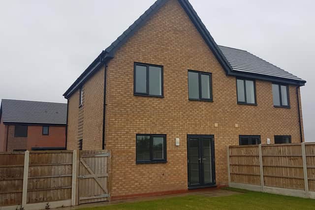 Two and three-bed homes are on the market.
