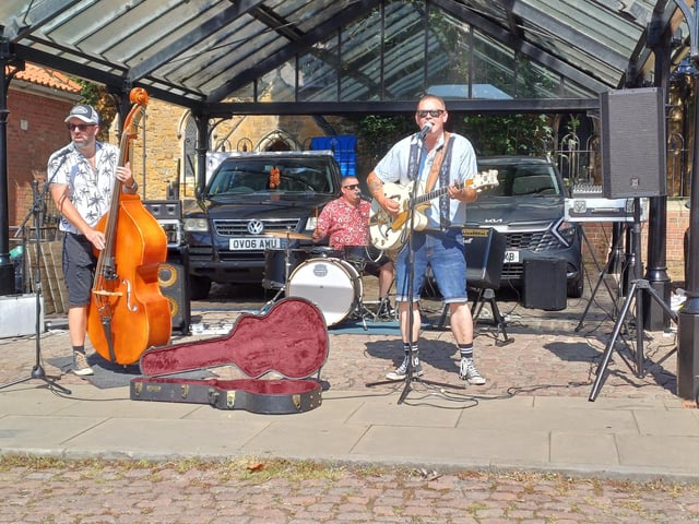 Relentless played live to the delight of the crowd. Image: Dianne Tuckett
