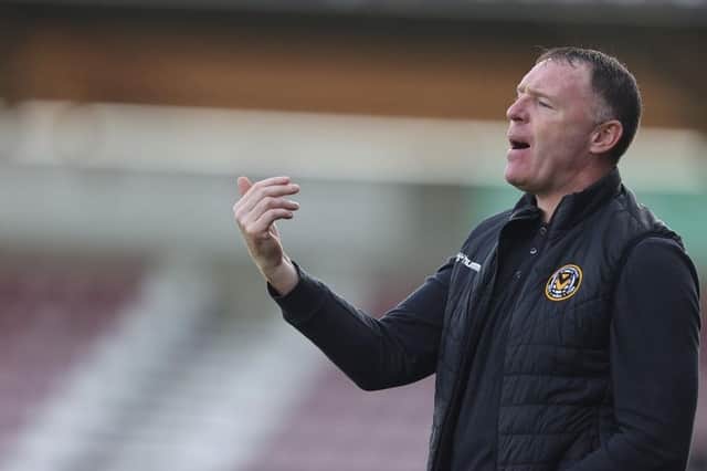 Boston United boss Graham Coughlan wants to see his side build on the win over York City and get some momentum going.