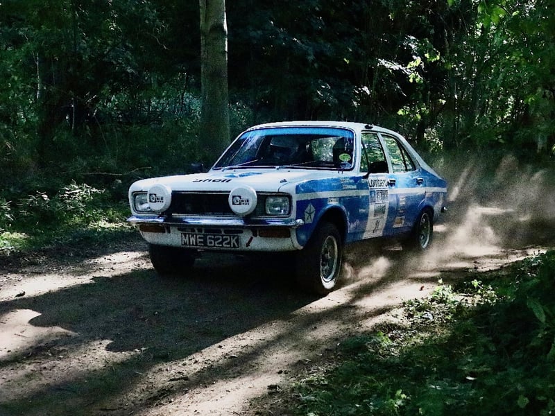 A Hillman Avenger driven by Andrew Towse.