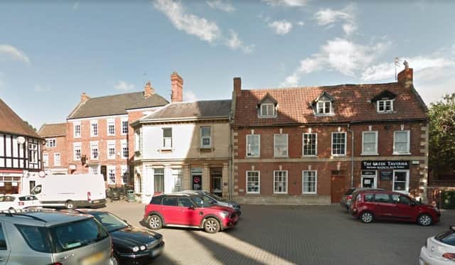 A view of the Market Place in Sleaford where the outdoor dining areas are proposed. Photo: Google.