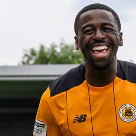 Ken Aboh - three goals in three games. Photo by Chris Bray.