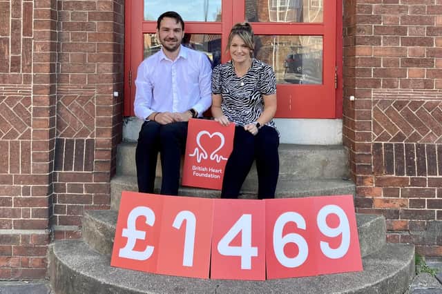 Fundraisers James Pickworth and Kirsty Dobson