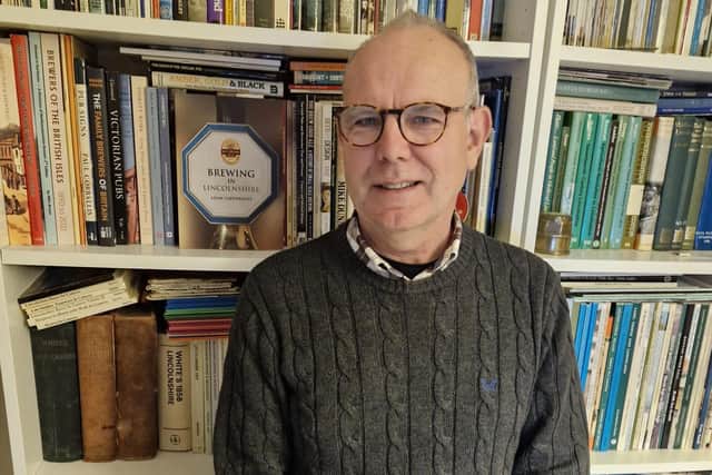 Adam Cartwright, of Horncastle, who is the author of 'Brewing In Lincolnshire'.