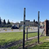 Signs have been removed at RAF Scampton.