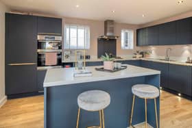 BN - A typical kitchen at a Barratt Homes' at Bourne property