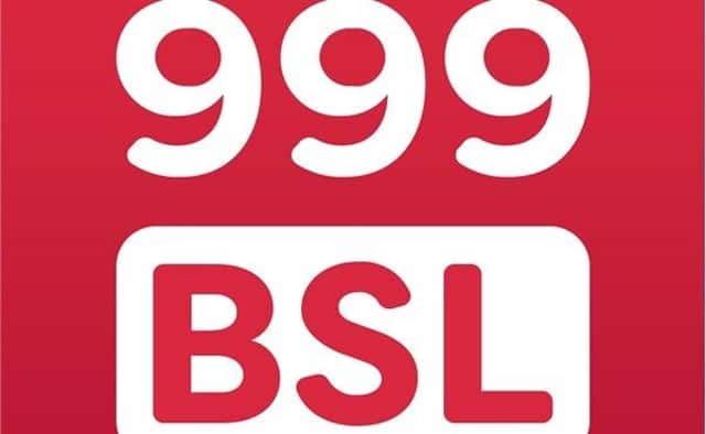 Lincs Police's BSL 999 service