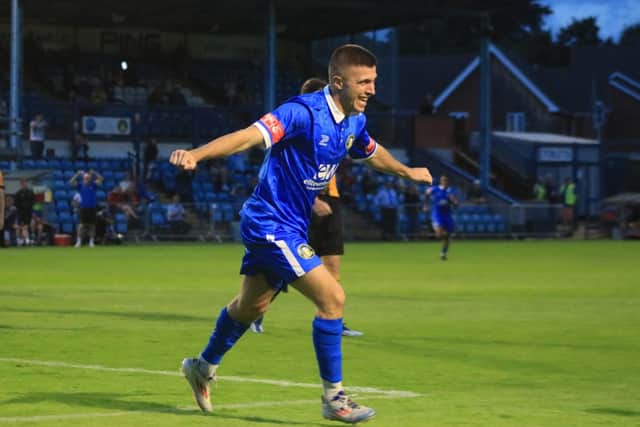 Jordan Helliwell - off the mark for Trinity.