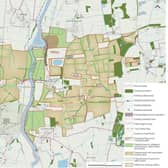 Masterplan for the proposed One Earth solar farm across Lincolnshire and Nottinghamshire