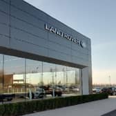 The Land Rover dealership at Kirton.