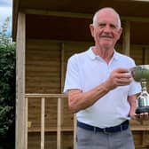 Peter Cawthorne won the cup as Beckingham Bowls Club enjoy a return to action.