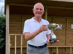 Peter Cawthorne won the cup as Beckingham Bowls Club enjoy a return to action.