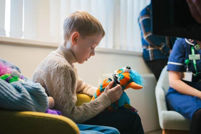 Boy with Worry Monster