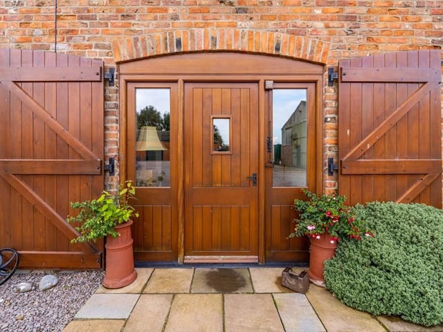 The front door.