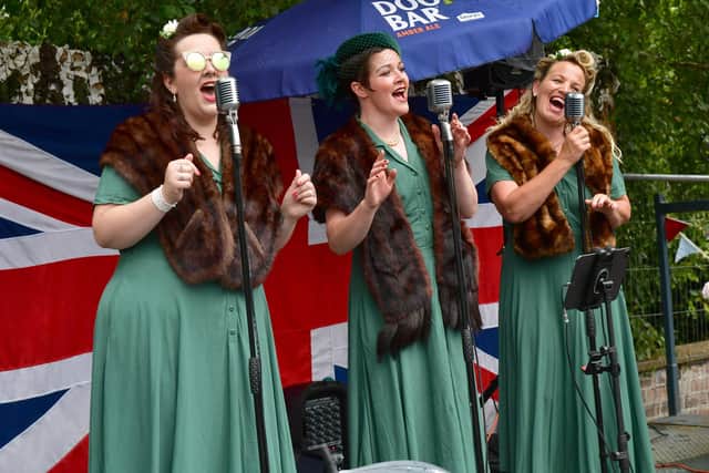 The Blighty Belles performing at The Mall.