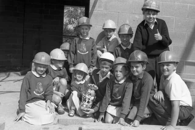 Pupils at Kirton Primary School were preserving a snapshot of life in a Lincolnshire village for future generations 25 years ago. The youngsters buried a time capsule in the foyer of a £500,000 development that was to become Kirton Youth Centre. Stored in the old-fashioned sweet jar were the names of every child on the roll and newspaper clippings.