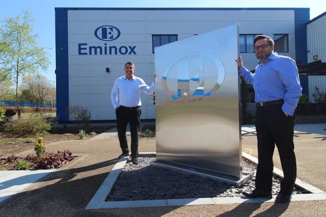 Mark Runciman, managing director, and Irfan Mahomed, finance director and deputy managing director at Eminox