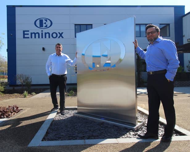 Mark Runciman, managing director, and Irfan Mahomed, finance director and deputy managing director at Eminox