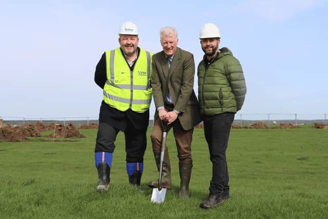 Phil Dyer, Triton Construction; Stuart Williams, East Midlands RFCA; and Nick Greenwood, Maber