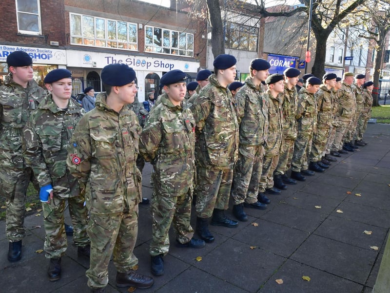 Army cadets.