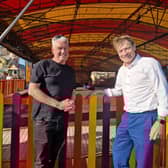 MP for Boston and Skegness Richard Tice (right) with MP Lee Anderson at Fantasy Island in Ingoldmells.