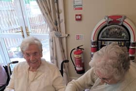 Residents at HC-One’s Clarendon Hall taking part in creative arts session
