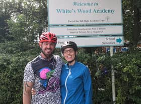Jeanette McGhee and Stu Graham are gearing up a coast-to-coast tandem ride to raise money for a Gainsborough school.