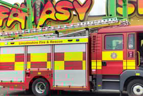 A fire broke out at a chip shop at Fantasy Island over the weekend.