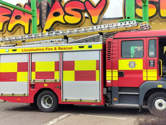 A fire broke out at a chip shop at Fantasy Island over the weekend.