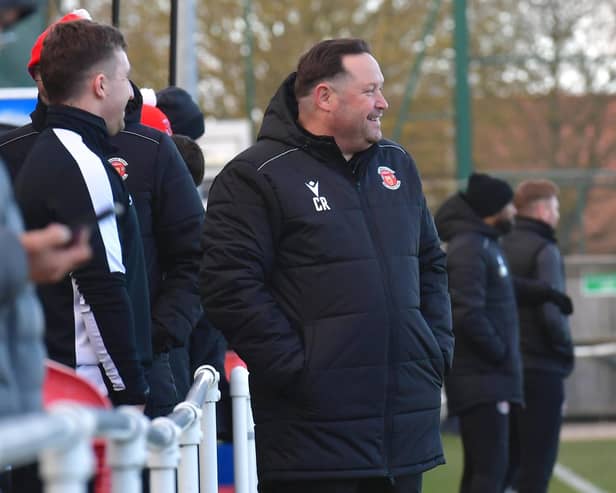 Skegness Town joint-manager Chris Rawlinson has been pleased with the club’s form.