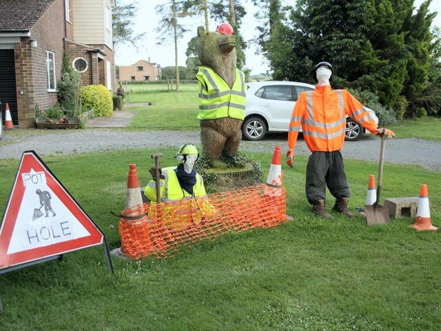 This entry, titled 'Roadworks', by Kirsty Mowbray was named joint runner-up.