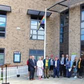 West Lindsey District Council raised the rainbow flag to celebrate the beginning of Pride Month