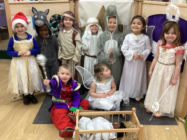 Kirton Nursery's Christmas play.