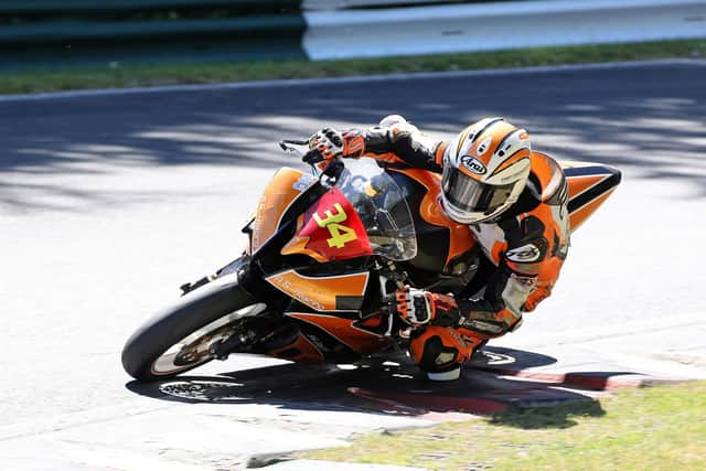 Aaron Silvester in action at Cadwell Park last weekend. Photo: MotoAero Photography.