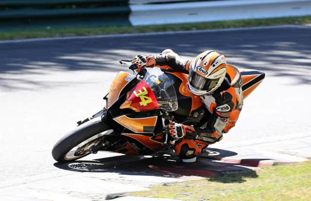Aaron Silvester in action at Cadwell Park last weekend. Photo: MotoAero Photography.