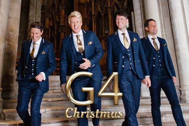 You can meet G4 and hear them perform at Boston Stump in December.
