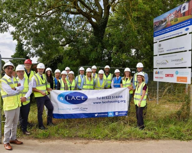 On site at LACE Housing's Welton development