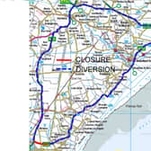 The night-time diversion work for HGVs.