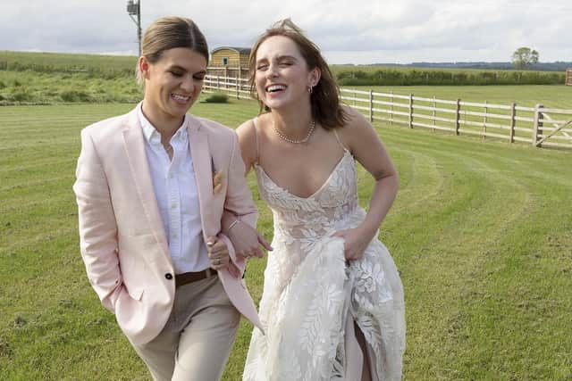 An LGBTQ+ wedding fair will be held in Lincoln. Photo credit - Pink Photographics