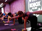Seeking support makes it much easier to achieve your fitness goals. (Photo by John Phillips/Getty Images for KOBOX)