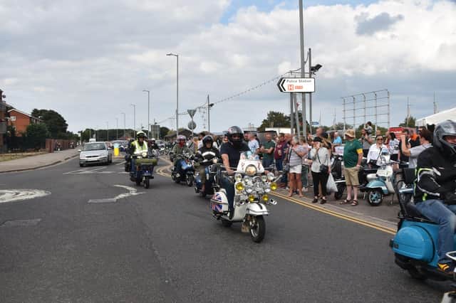 Riders will be roaring into town for Skegness Scooter Rally.
