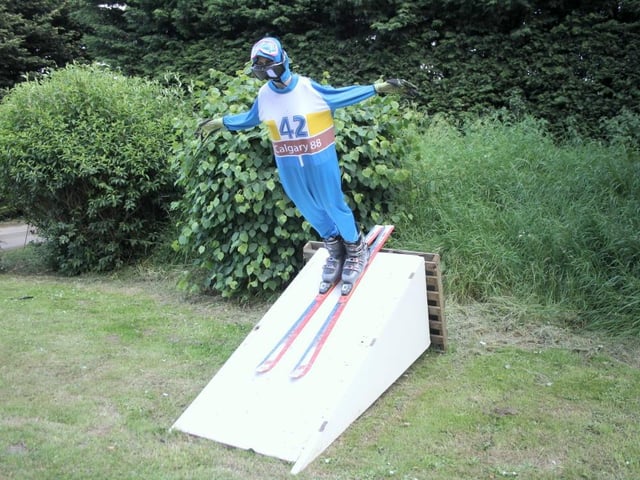An Eddie 'The Eagle' Edwards-inspired entry.