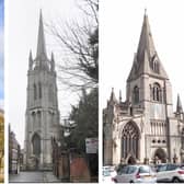 Among those to benefit in 2023 ... pictured (from left) St Botolph's Church, Boston, St James' Church, Louth, and St Denys Church, Sleaford.