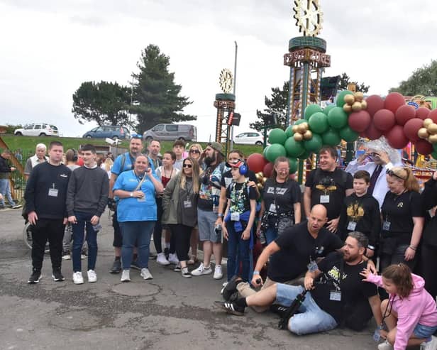 The official launch of the new Time Machine ride at Fantasy Island.