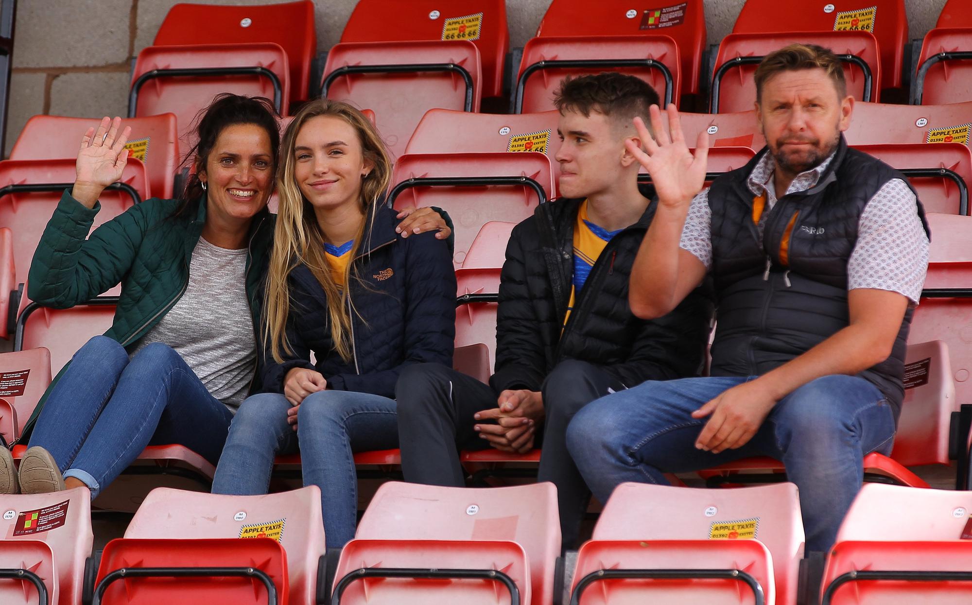 Mansfield slipped to a 1-0 defeat at Exeter on 31st August 2019 as these fans watched on.