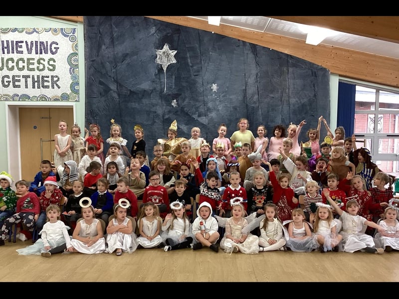 Kirton Primary School's year one class.