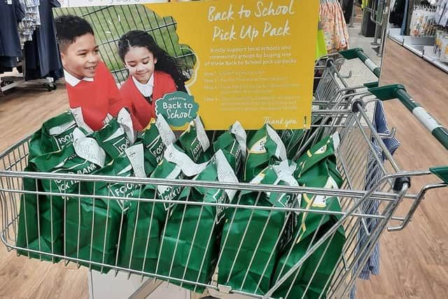 The Back to School Pick Up Packs are available at Morrisons