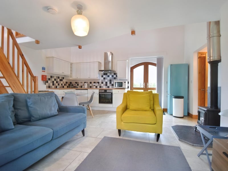 Inside Fox Cottage, one of the holiday lets.