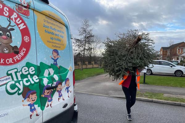 Recycle your tree and help St Barnabas Hospice