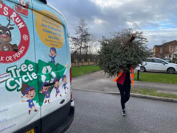 Recycle your tree and help St Barnabas Hospice